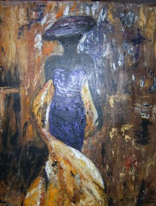 Peinture à l'huile au couteau - Format 25x30cm - prix 150€